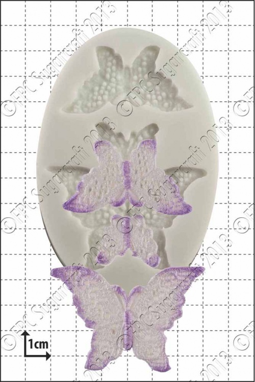 'Lace Butterflies' Silicone Mould